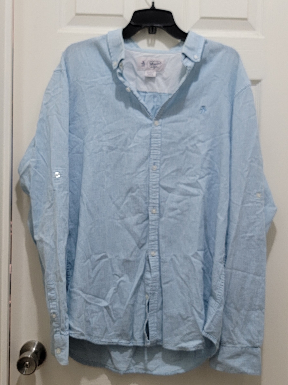 Original Penguin Light Blue Button-Up Shirt